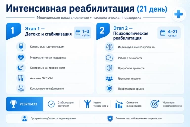 Реабилитация за 21 день в Череповце